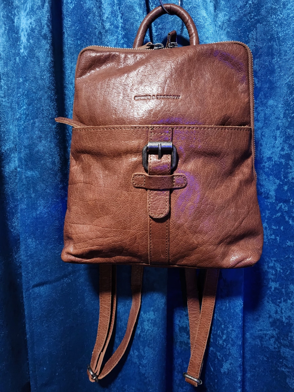 Spikes & Sparrow the "Texas" Leather Backpack